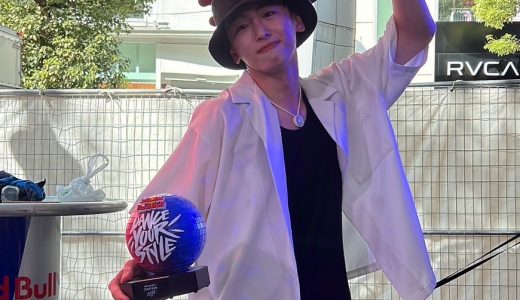 「Red Bull Dance Your Style Japan Final 2023」龍が優勝しFINEPLAYにインタビュー掲載！